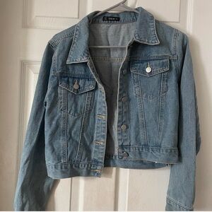 Light Washed Blue Denim Jacket